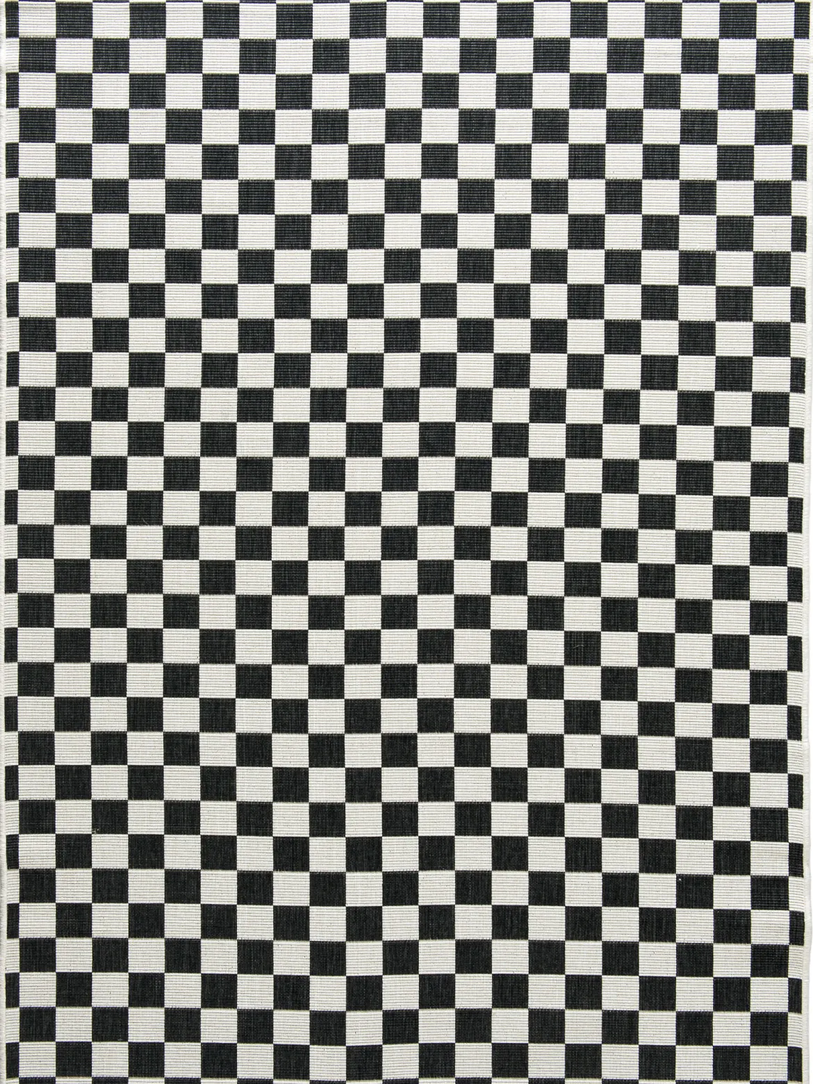 Waikato Outdoor-Teppich, Schwarz/Weiss