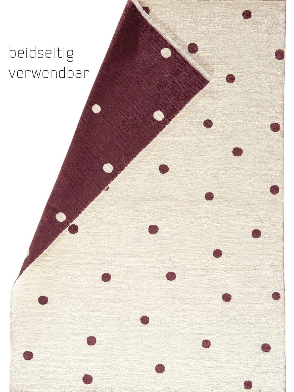 Whitehaven Kinder-Teppich, Aubergine
