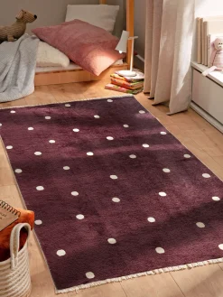 Whitehaven Kinder-Teppich, Aubergine