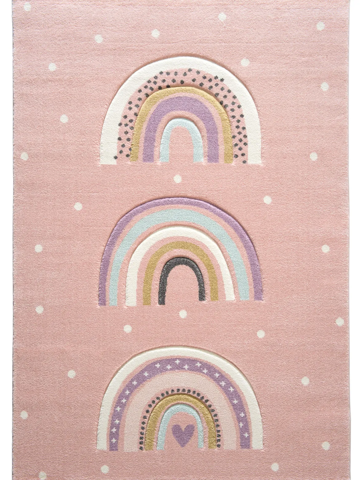 Wonderheart Kinder-Teppich, Rosa