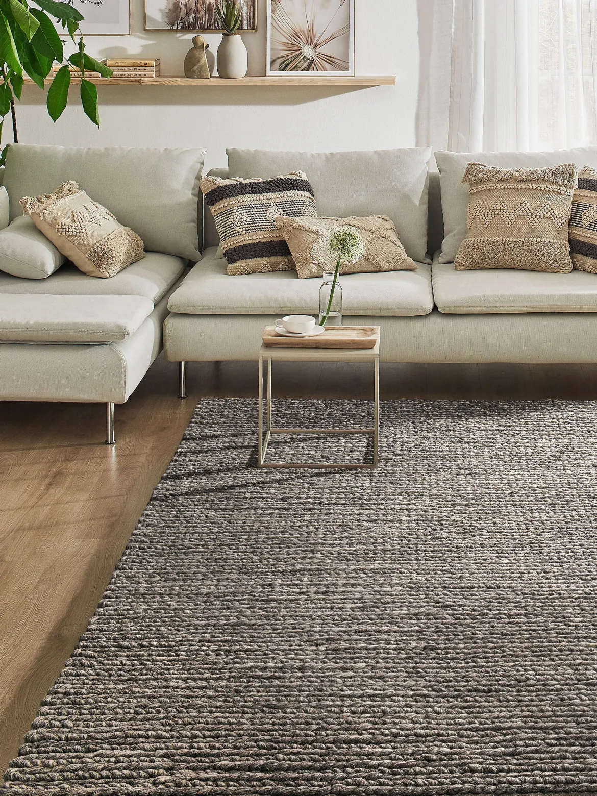 Wool Empire Woll-Teppich, Stone Grey