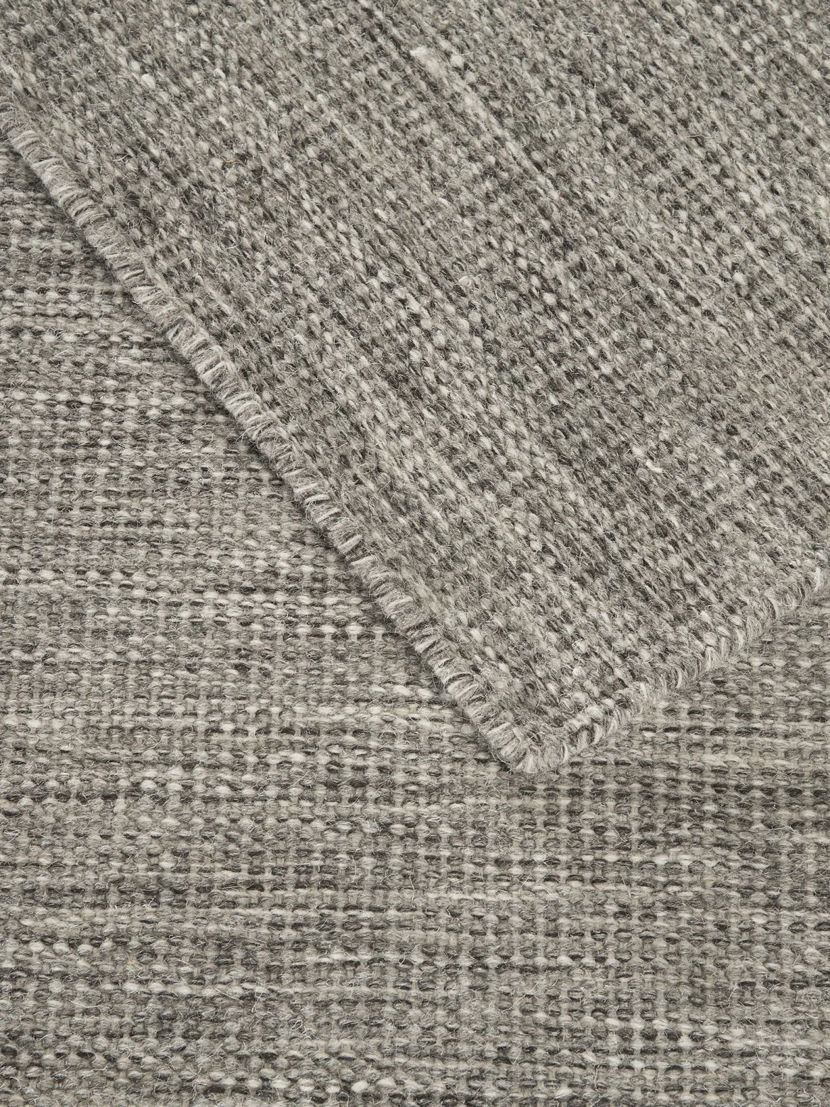 Woolweave Woll-Teppich, Grau