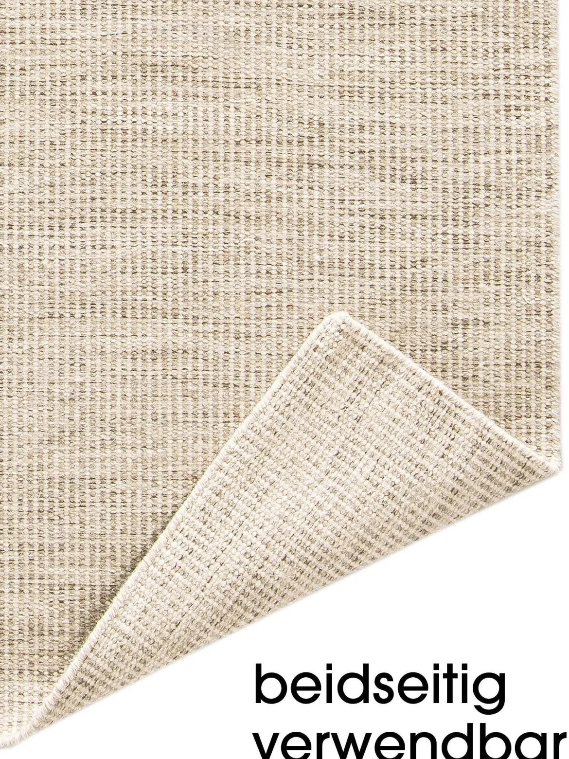 Woolweave Woll-Teppich, Natur/Beige